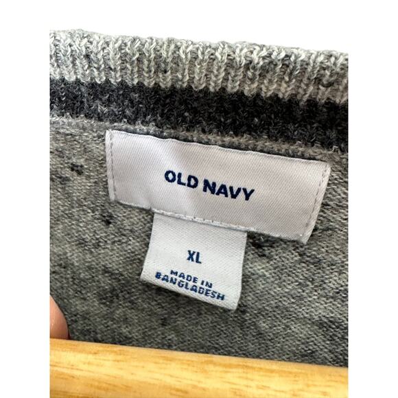 Old Navy Long Sleeve Light-Weight Heather Gray Sweater Men's Size XL - Picture 5 of 5